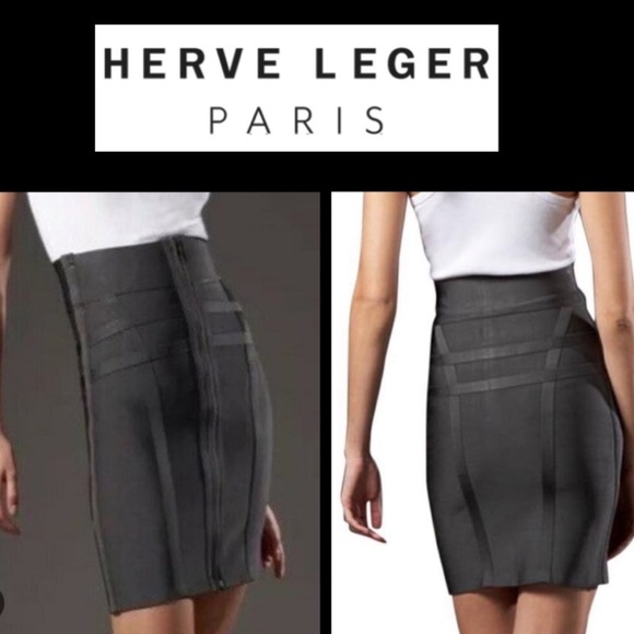 Herve Leger Dresses & Skirts - Herve Leger High Waisted Bandage Skirt